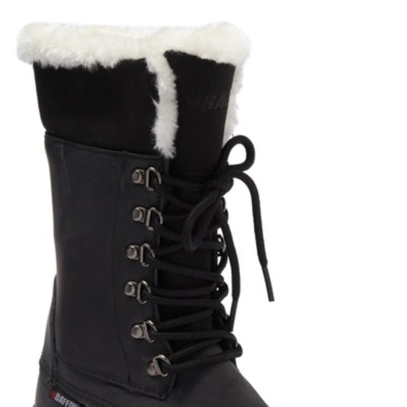 Baffin Mink Winter Leather Faux Fur Snow Boots - Picture 3 of 6